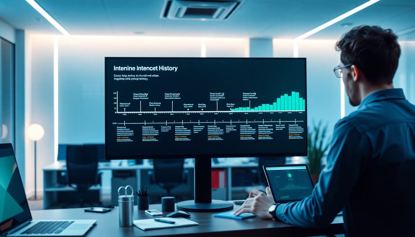 Discover significant events of internet history through a modern digital workspace.