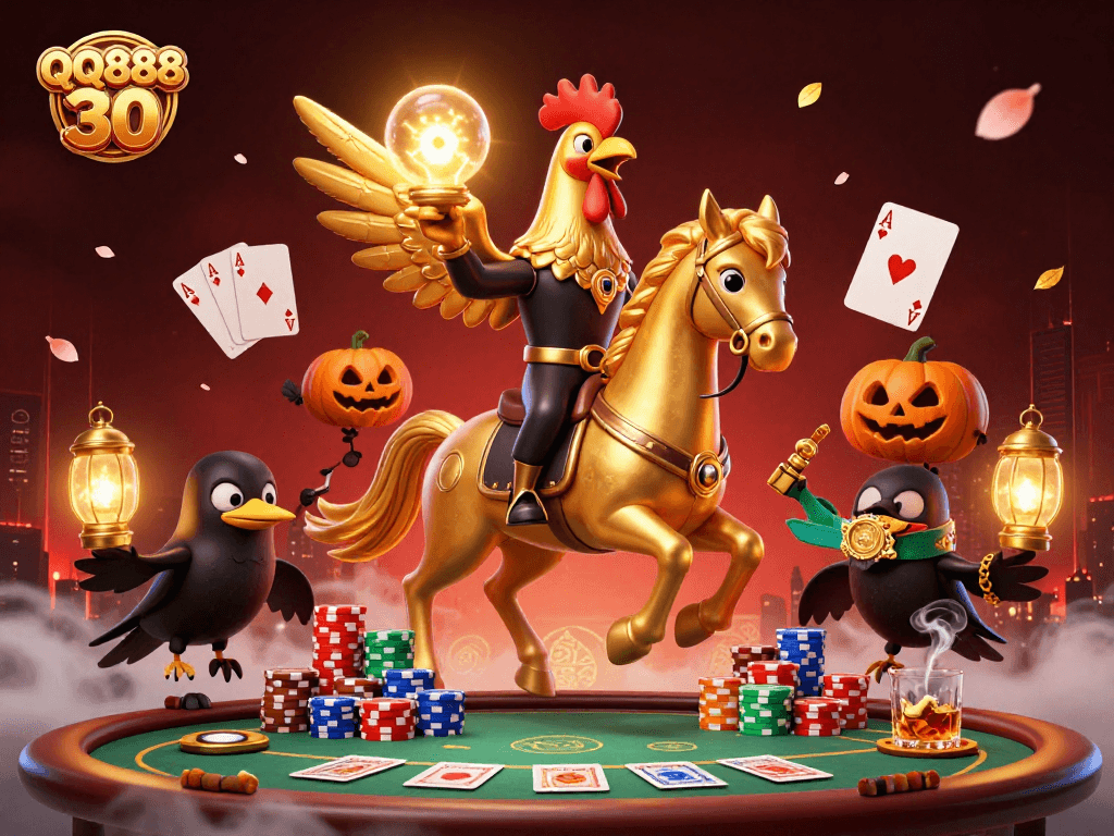 Experience thrilling gameplay at QQ888 30 with golden rooster casino adventure and poker excitement.