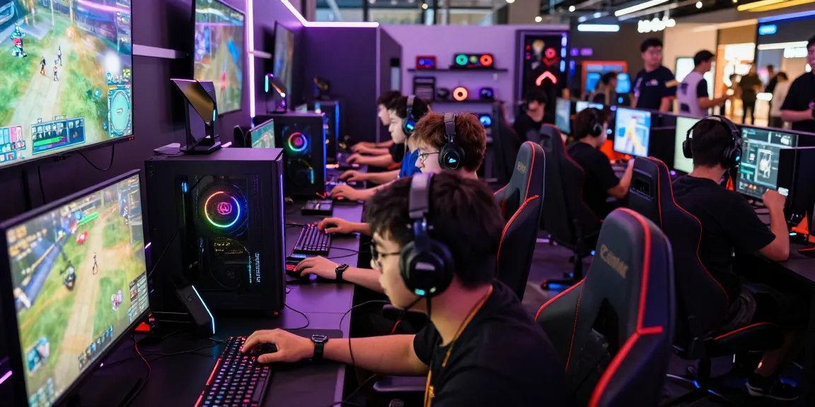 Penggemar game di konferensi GOKIL33, menikmati pengalaman bermain tanpa lag di https://www.acdctees.com.