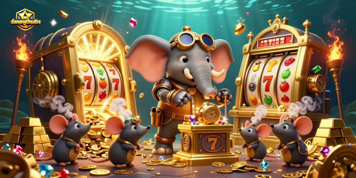 Spin the danangtheatre slot machine for treasures in an enchanting steampunk casino