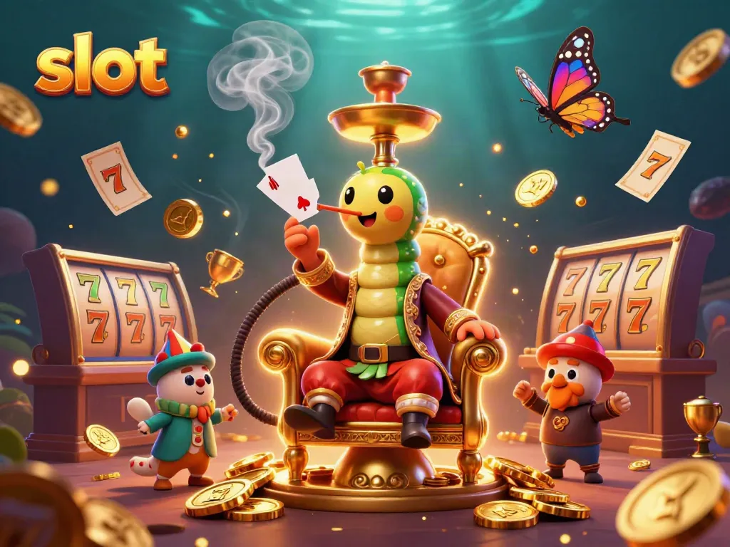 Experience the thrill of the slot with a vibrant 3D scene showcasing whimsical characters and dynamic game elements.