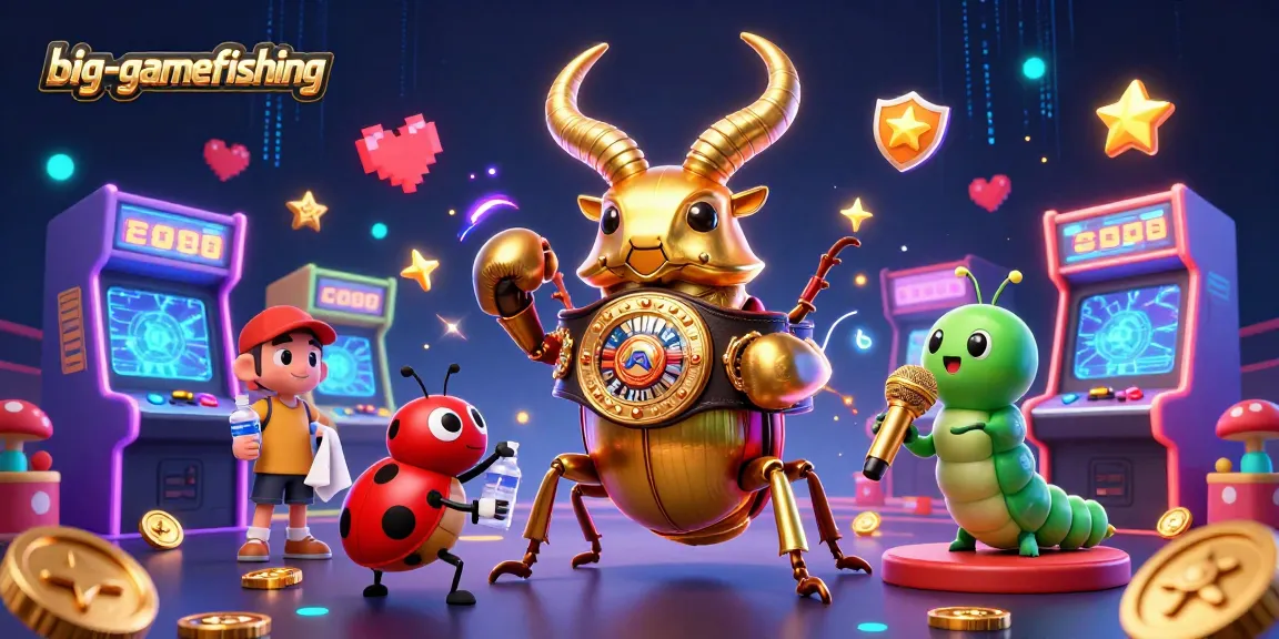 Engage in big-gamefishing with animated characters, casino fun, and vibrant gaming elements.