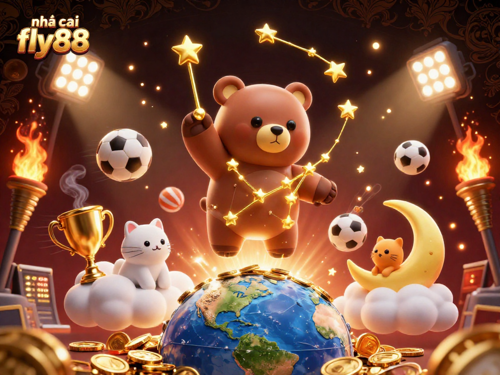 Players experience exciting wins at nhà cái fly88 with golden coins and vibrant casino elements.