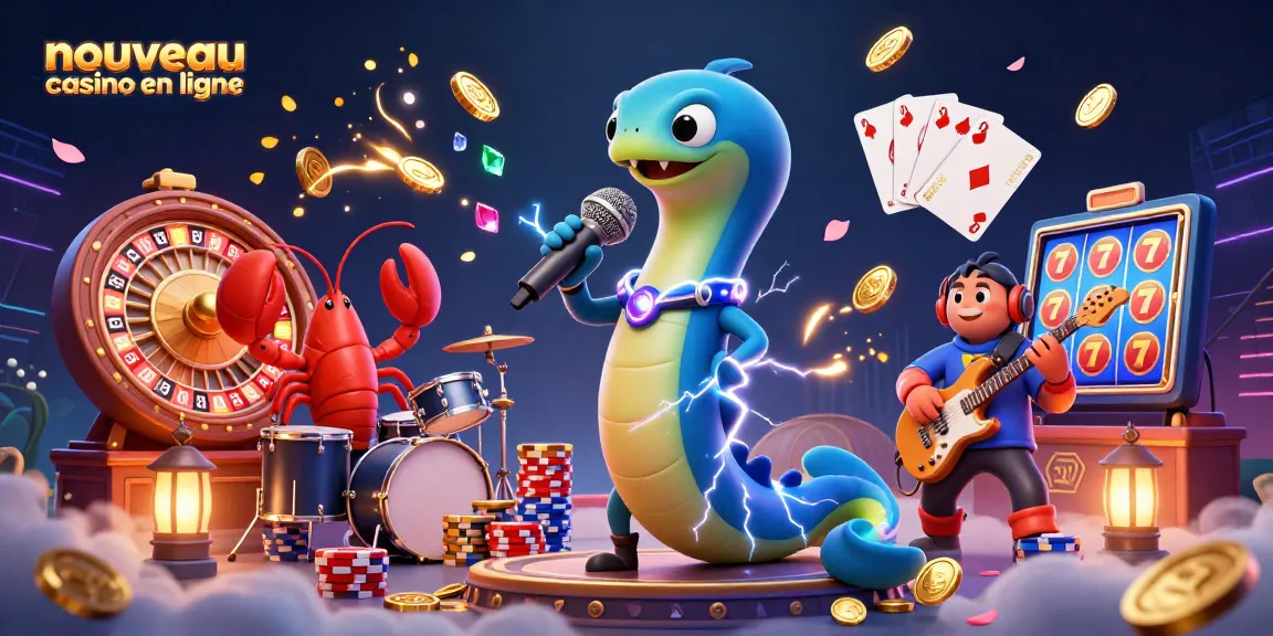 Nouveau casino en ligne : amusez-vous avec notre scène dynamique de l'eel DJ et ses amis au casino sous-marin.