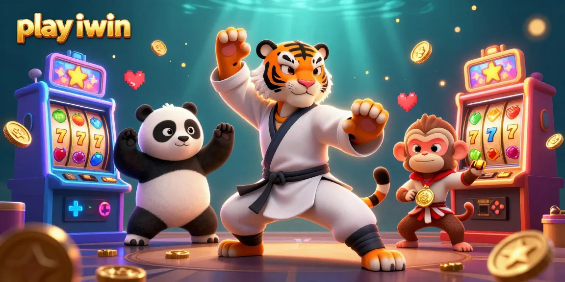 Play iwin for casino excitement with lively 3D characters and vibrant slot machines.