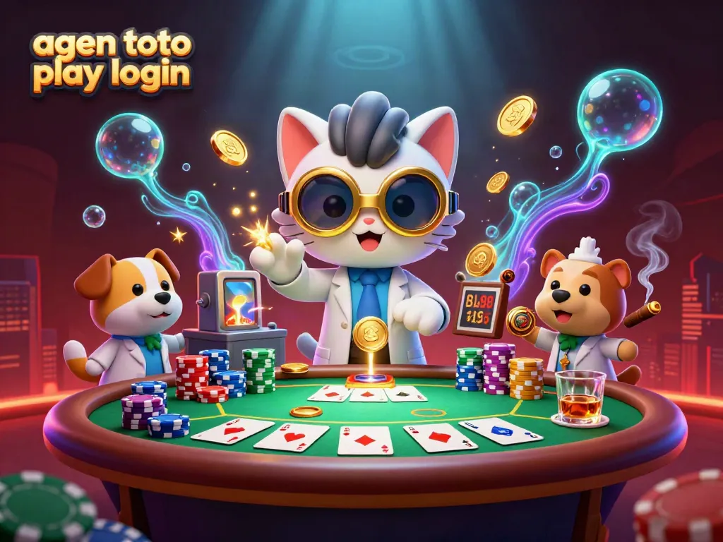 Engage with agency toto play login while exploring a vibrant casino scene filled with dynamic gaming elements.