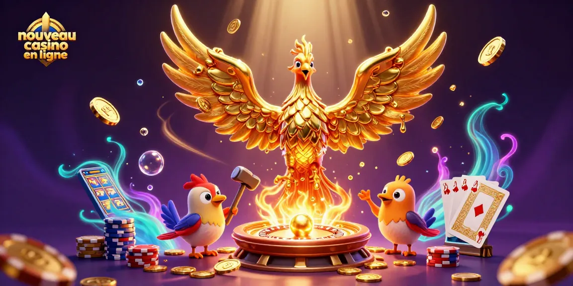 Explorez un nouveau casino en ligne captivant avec un phénix doré rehaussant vos gains