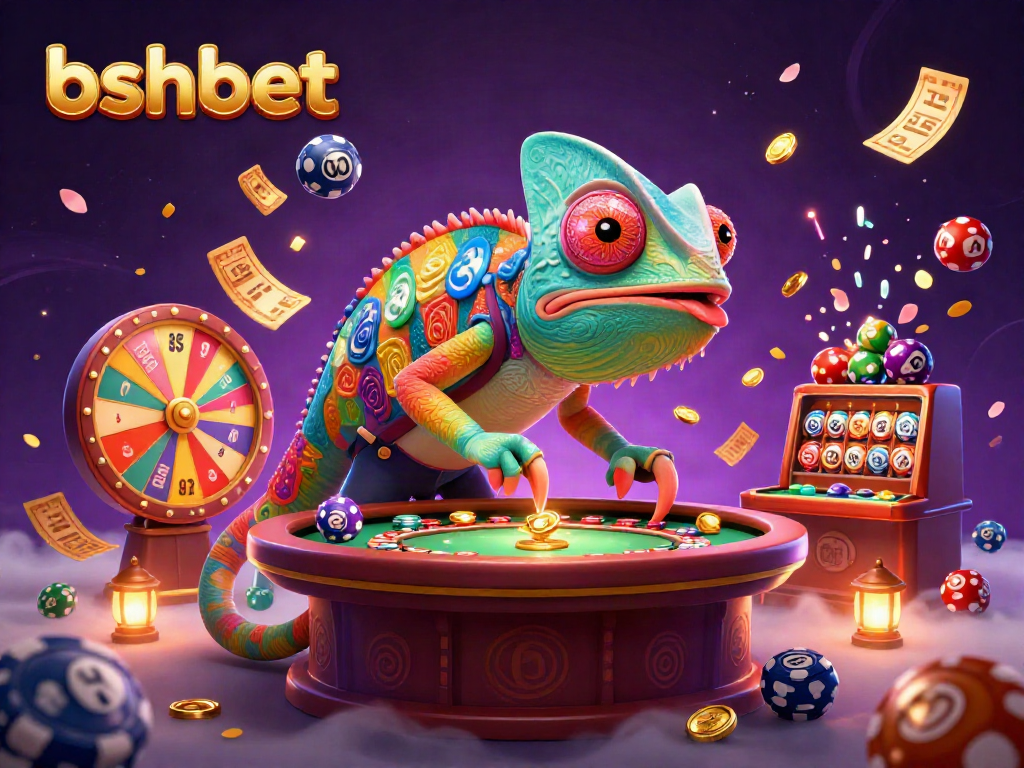 Engage with vibrant games at bshbet through colorful lottery elements and a lively casino scene.