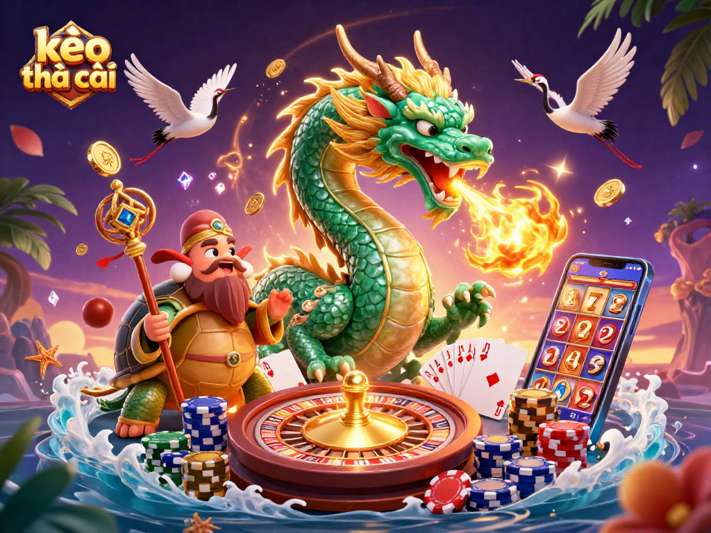 Engage with kèo nhà cái as the emerald dragon ignites the virtual casino world.