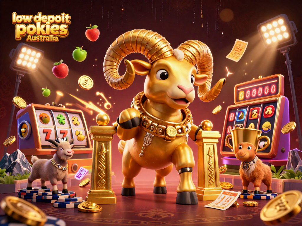 Engage with low deposit pokies Australia in a vibrant 3D gaming environment full of excitement.