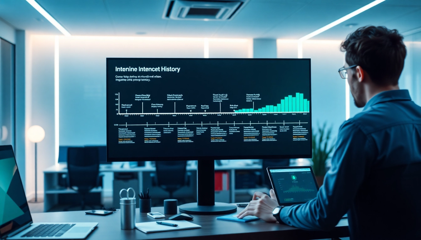 Discover significant events of internet history through a modern digital workspace.