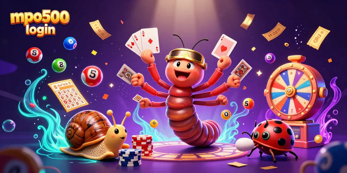 Experience dynamic gaming action with mpo500 login featuring colorful gaming elements and exciting characters.
