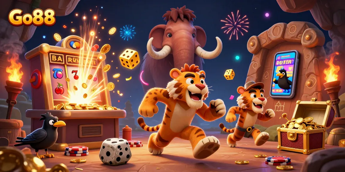 Experience the excitement of Go88's vibrant casino world, featuring dynamic characters and stunning visuals.