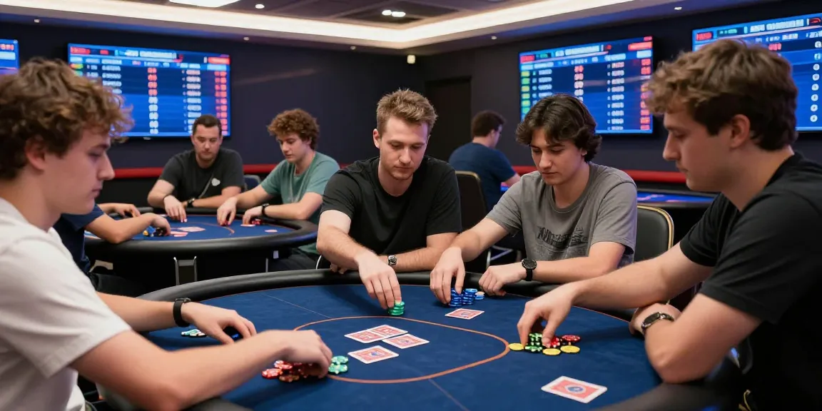 Exciting Poker88 players engaged in dynamic online poker matches with colorful tables and competitive atmosphere.