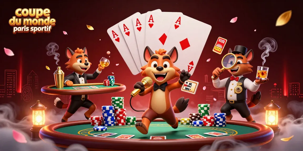 Jouez à la coupe du monde paris sportif avec des hyènes animées dans un club de casino dynamique.