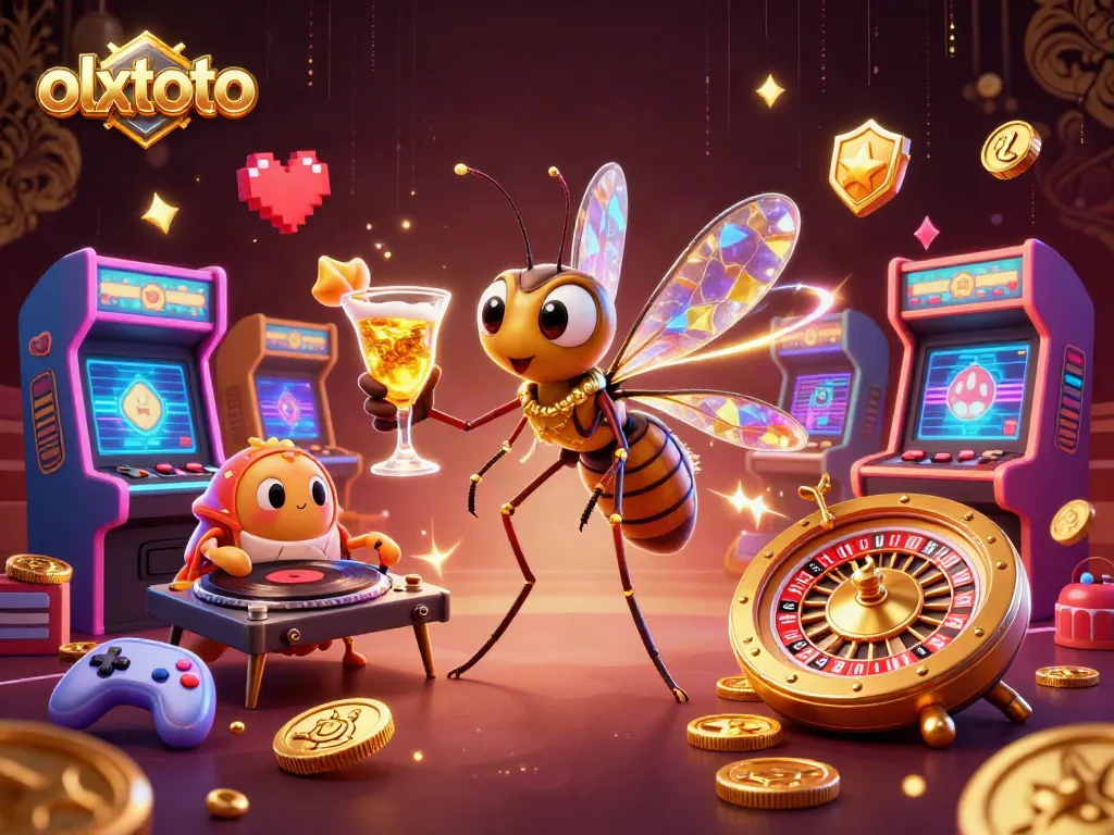 Menikmati permainan olxtoto dengan karakter kasino yang menarik di ilustrasi 3D yang hidup.