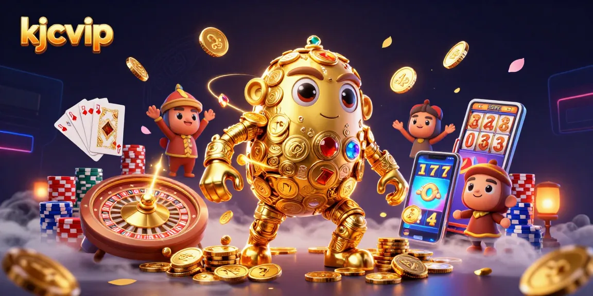 Spin and win with kjcvip's golden gambling adventure featuring dazzeling coins and games.