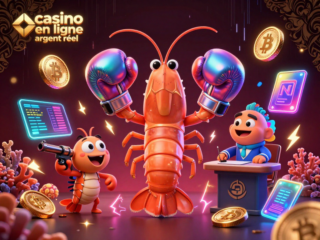 Gagnez avec casino en ligne argent réel grâce à notre illustration dynamique et colorée des jeux numériques.