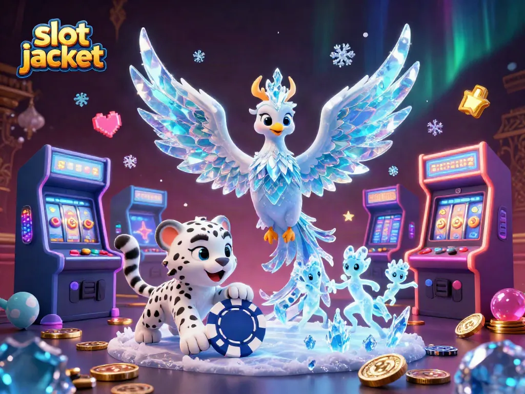 Experience the excitement of slot jackpot gaming with vibrant characters and dynamic elements illuminating the scene.