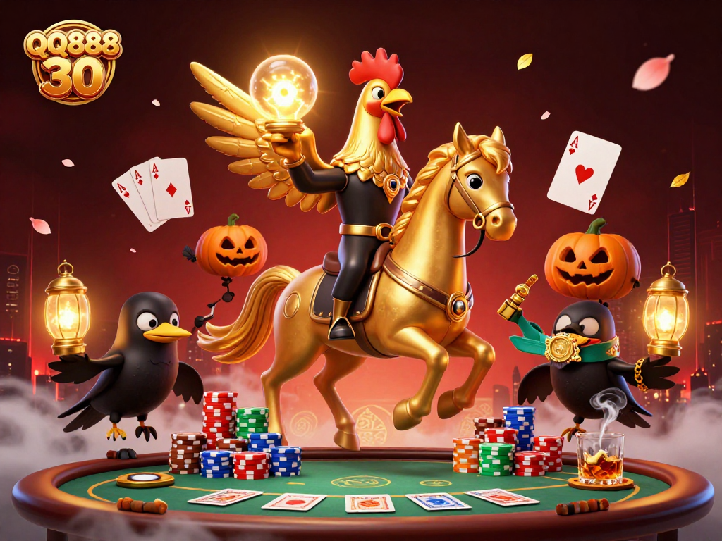 Experience thrilling gameplay at QQ888 30 with golden rooster casino adventure and poker excitement.